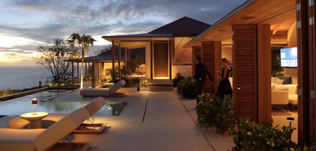 La Maison SullyRose at golden hour