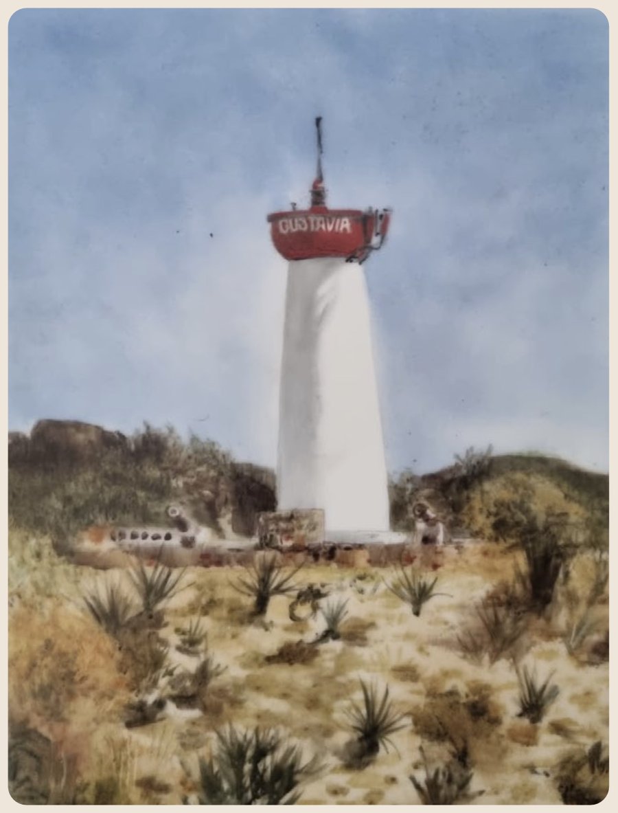 Hand-painted aquarelle of the chambre's totem